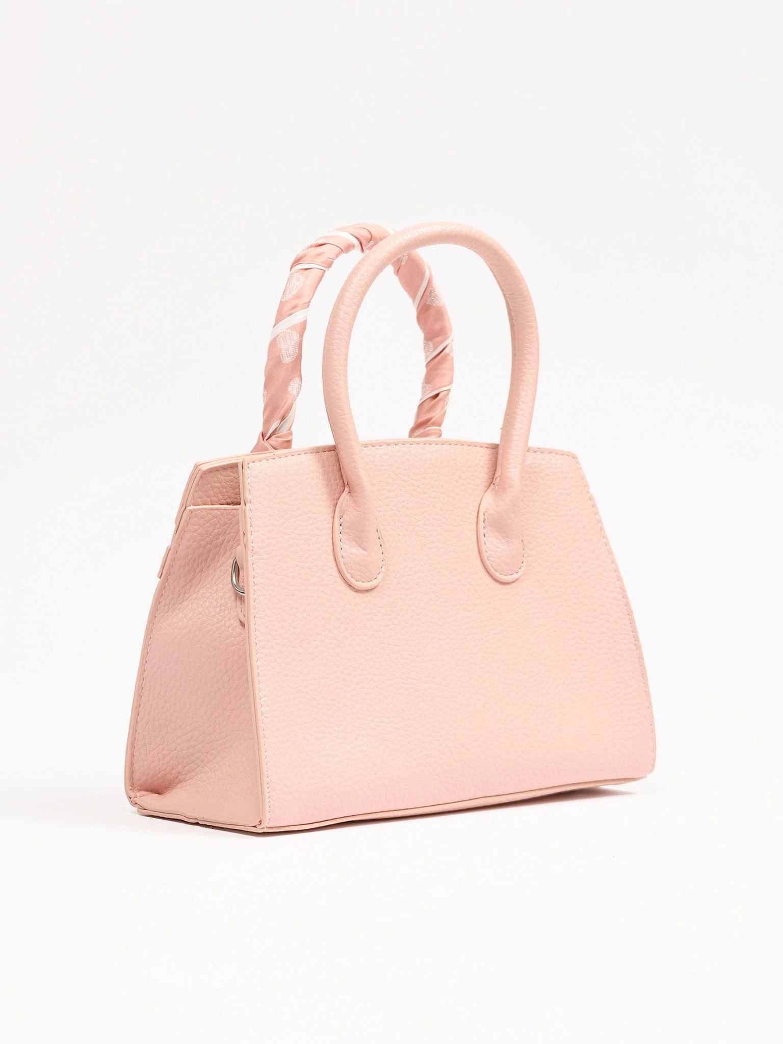 Сумка-тоут  с декоративным платком в ассортименте